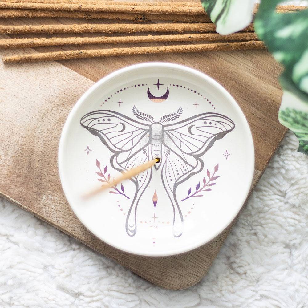 Luna Moth Incense Holder - Crystal Nest