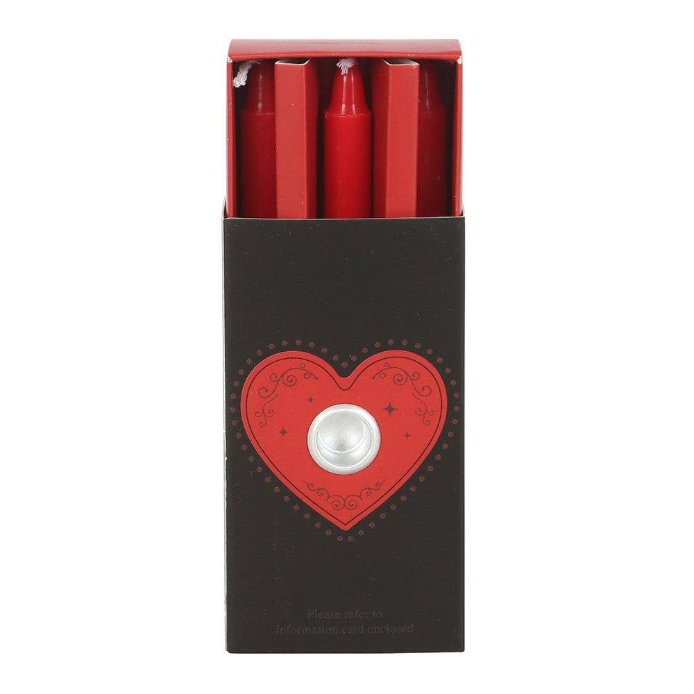 Love Spell Candles in a Box - Crystal Nest