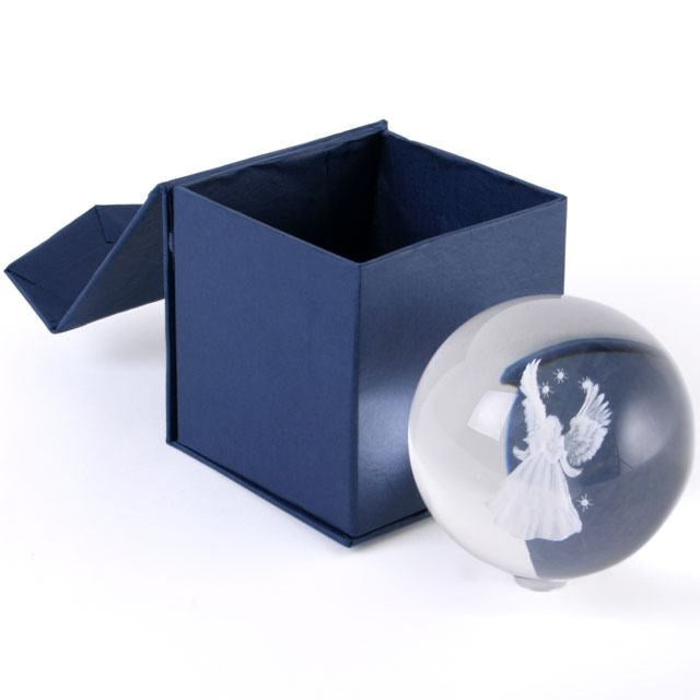 Guardian Angel Glass Sphere - Protection & Peace - Crystal Nest