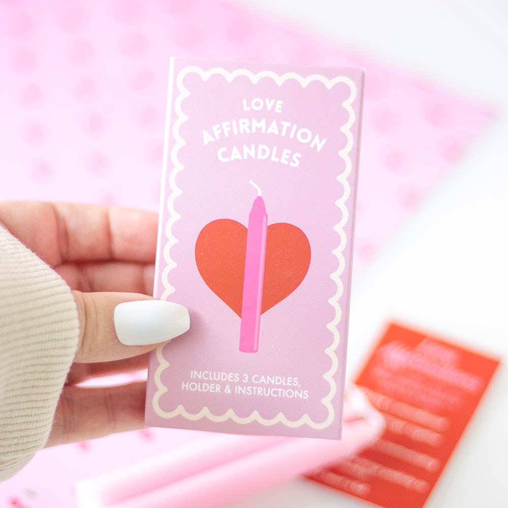 The Perfect Match - Love Affirmation Candle Set - Crystal Nest