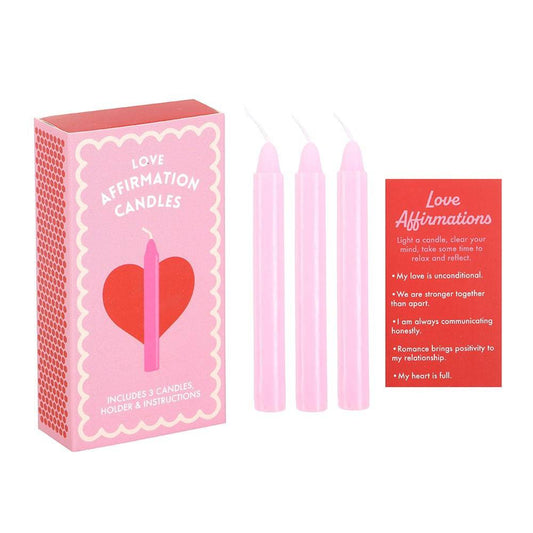 The Perfect Match - Love Affirmation Candle Set - Crystal Nest