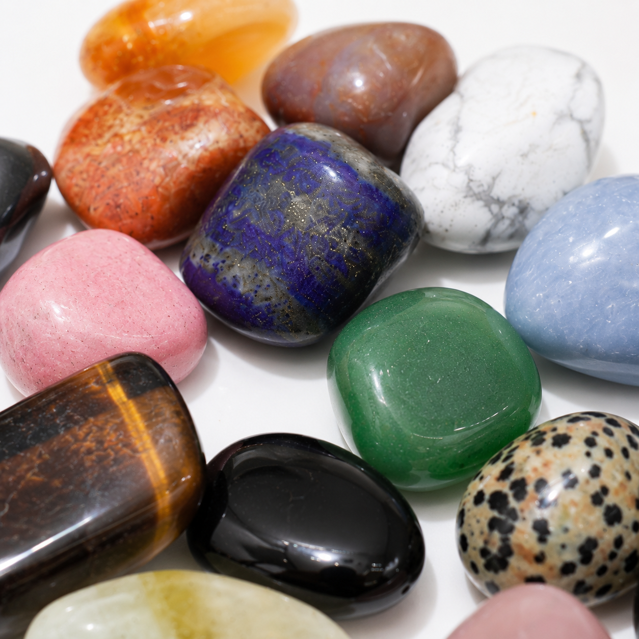 Lucky Dip Mixed Crystal Tumblestones | 500g Bag