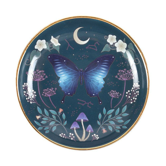 Midnight Moth Trinket Dish - Crystal Nest