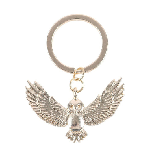 Gold Night Owl Keyring - Crystal Nest
