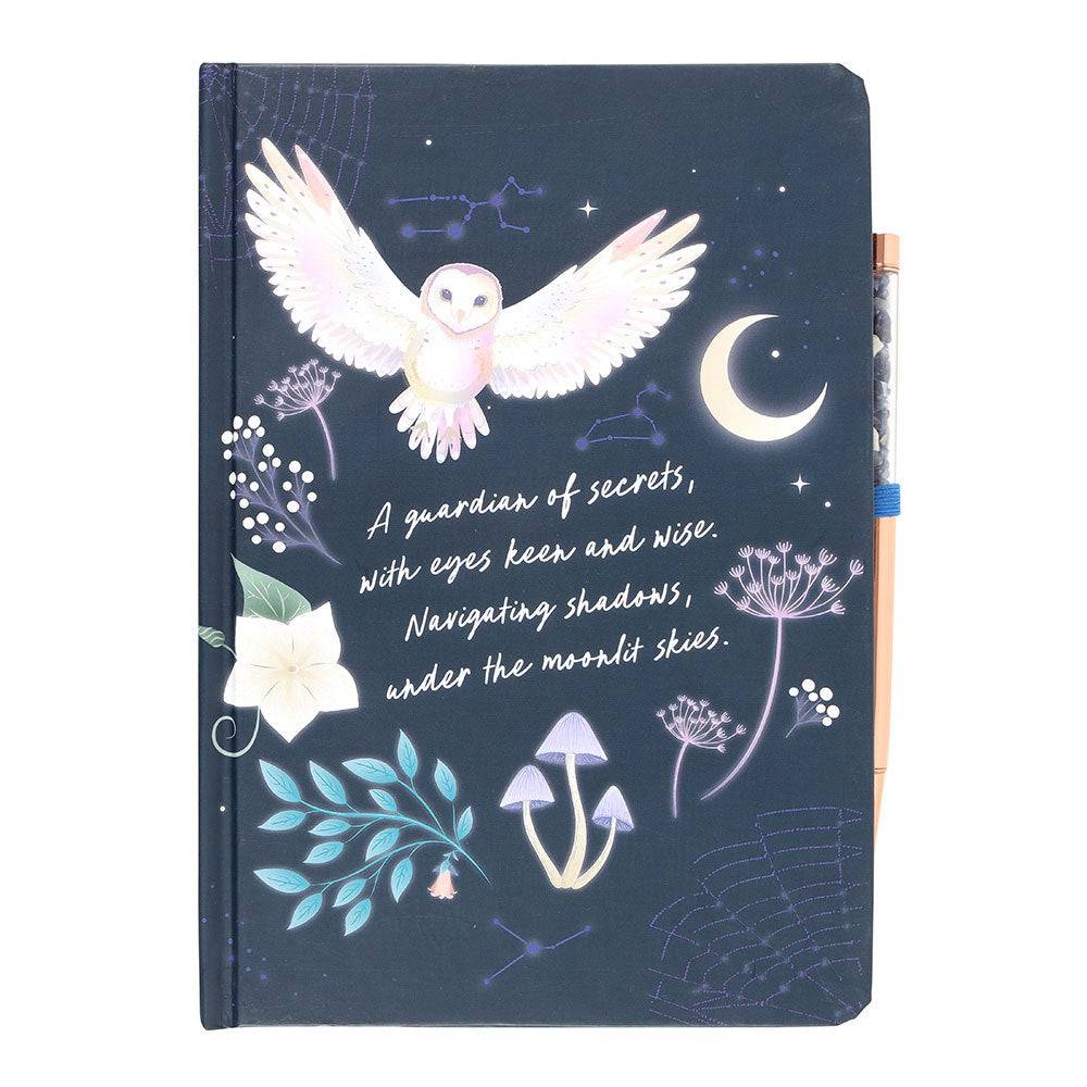 Night Owl Journal with Sodalite Pen - Crystal Nest