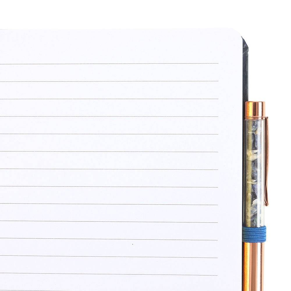 Night Owl Journal with Sodalite Pen - Crystal Nest
