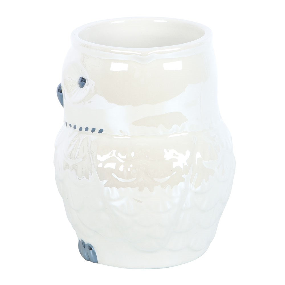 Owl-Shaped Iridescent Mug - Crystal Nest