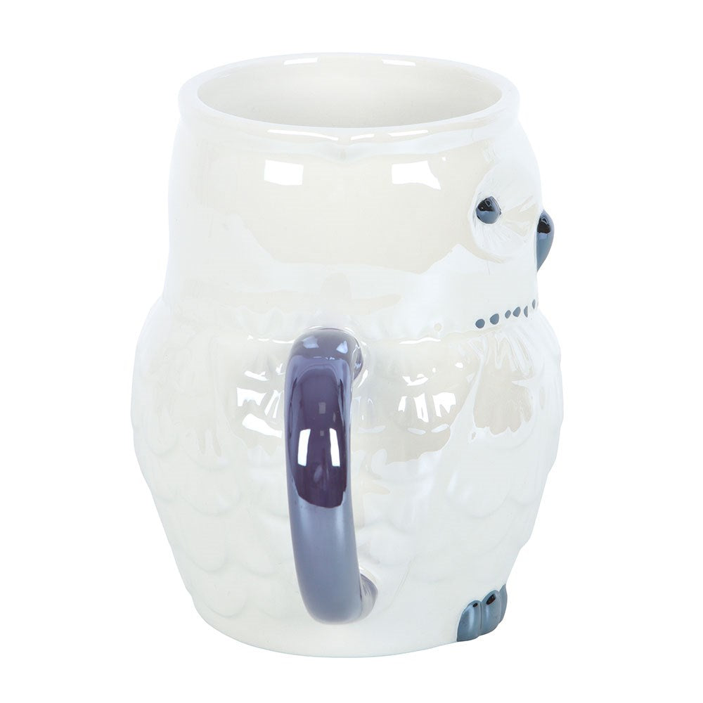Owl-Shaped Iridescent Mug - Crystal Nest