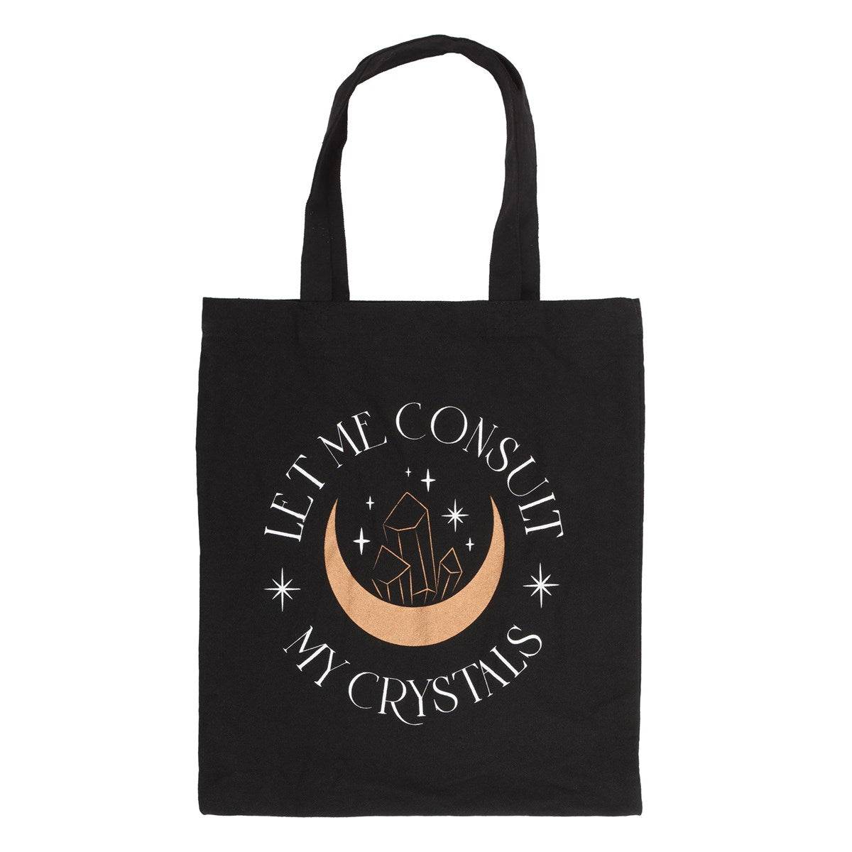 Let Me Consult My Crystals Polycotton Tote Bag - Crystal Nest
