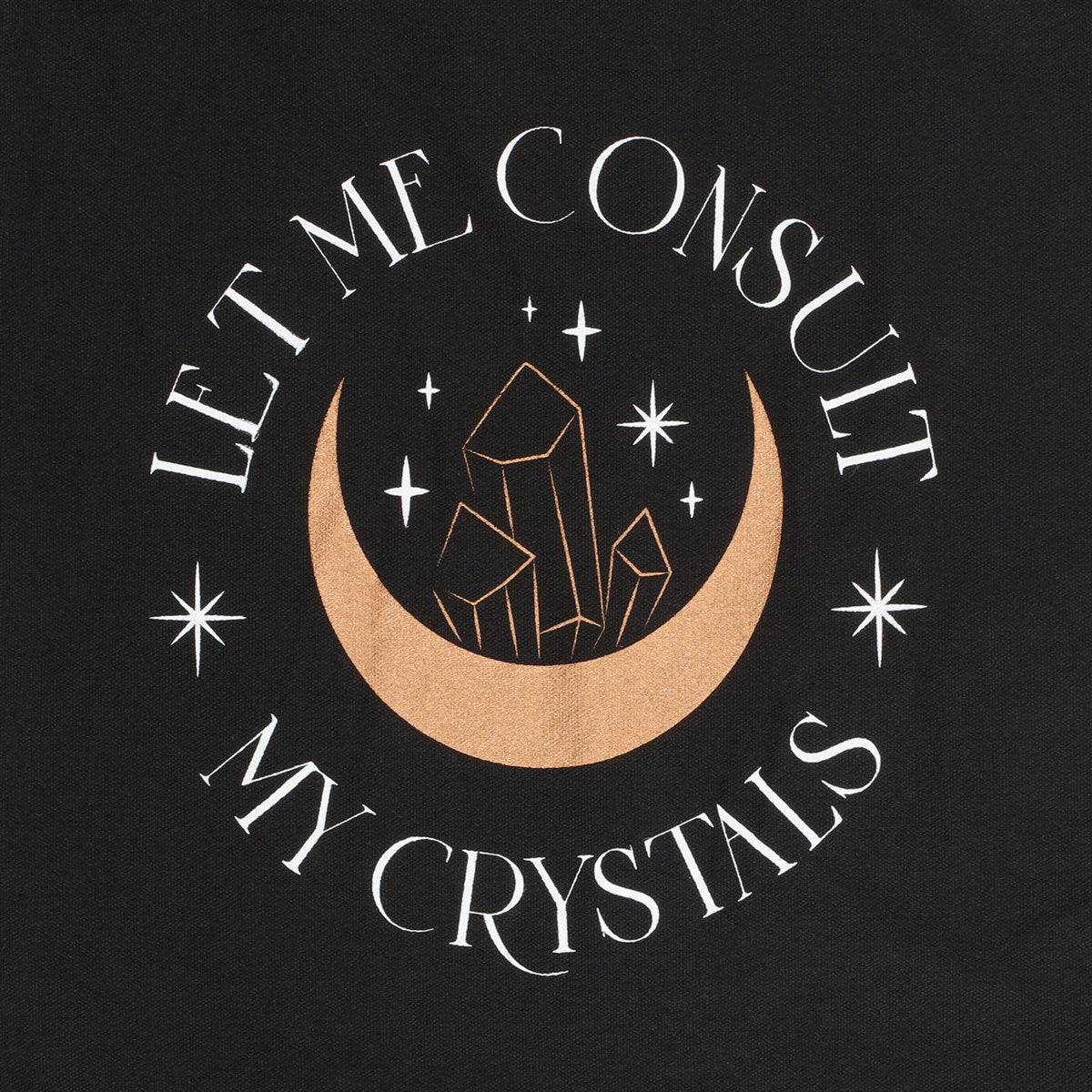 Let Me Consult My Crystals Polycotton Tote Bag - Crystal Nest