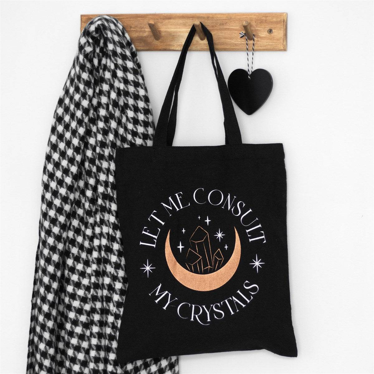 Let Me Consult My Crystals Polycotton Tote Bag - Crystal Nest