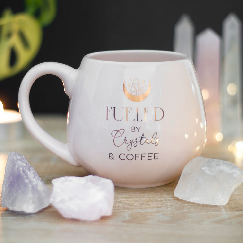 Fueled by Crystals and Coffee Mug - Crystal Nest