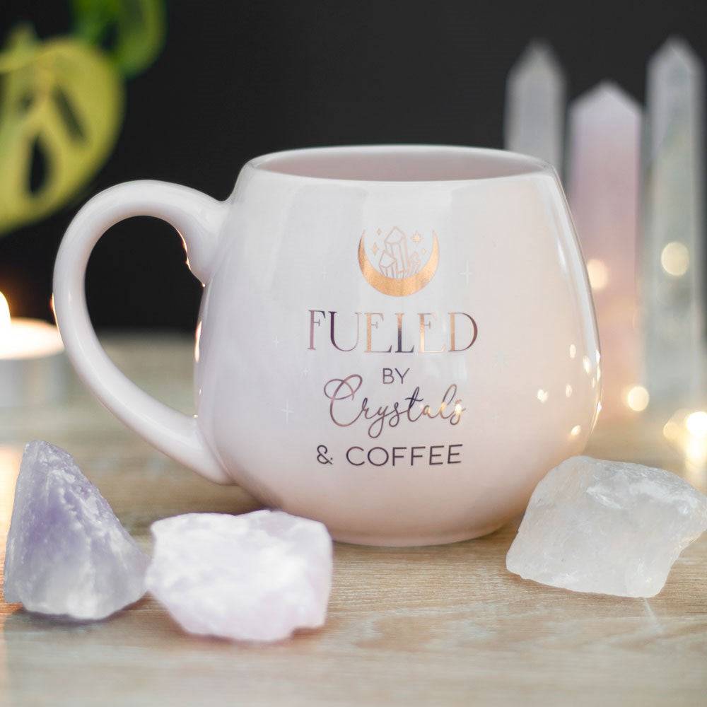 Fueled by Crystals and Coffee Mug - Crystal Nest