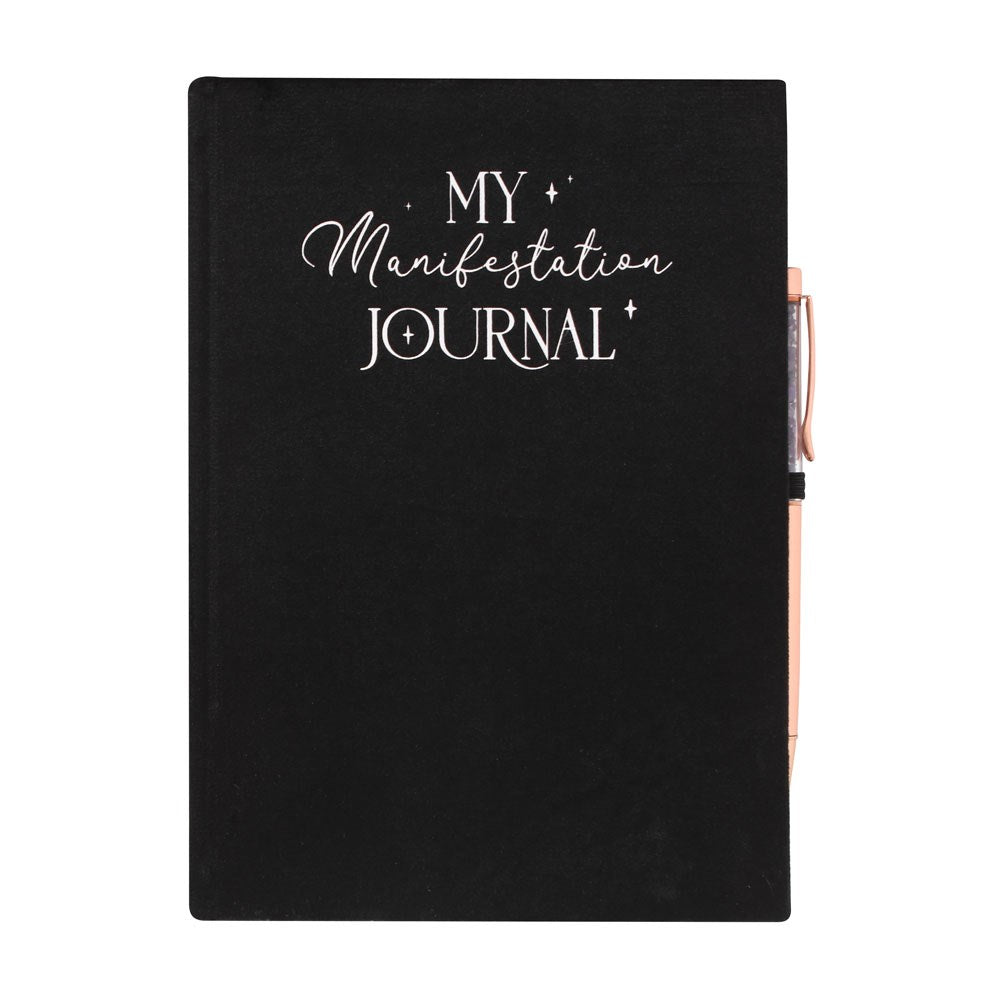 Manifestation Journal with Amethyst Pen - Crystal Nest