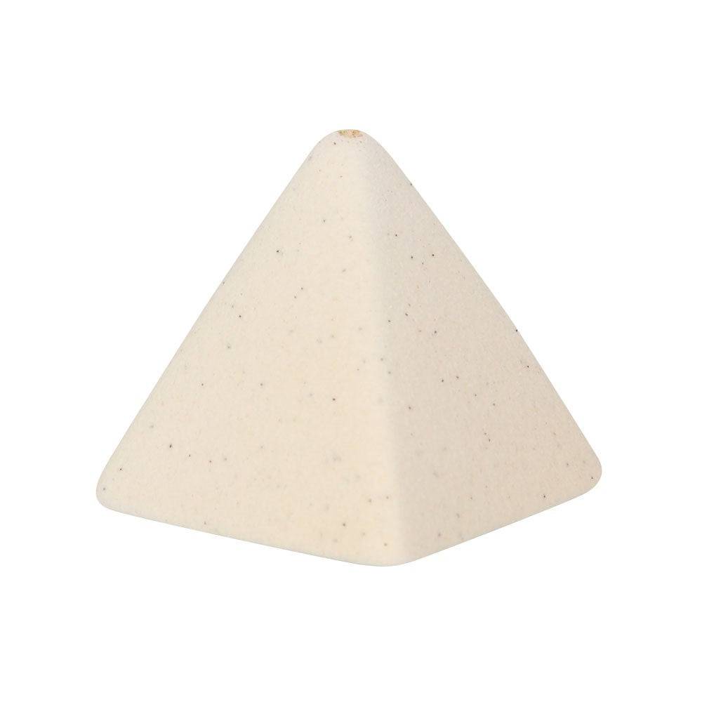 Cream Pyramid Incense Stick Holder - Crystal Nest