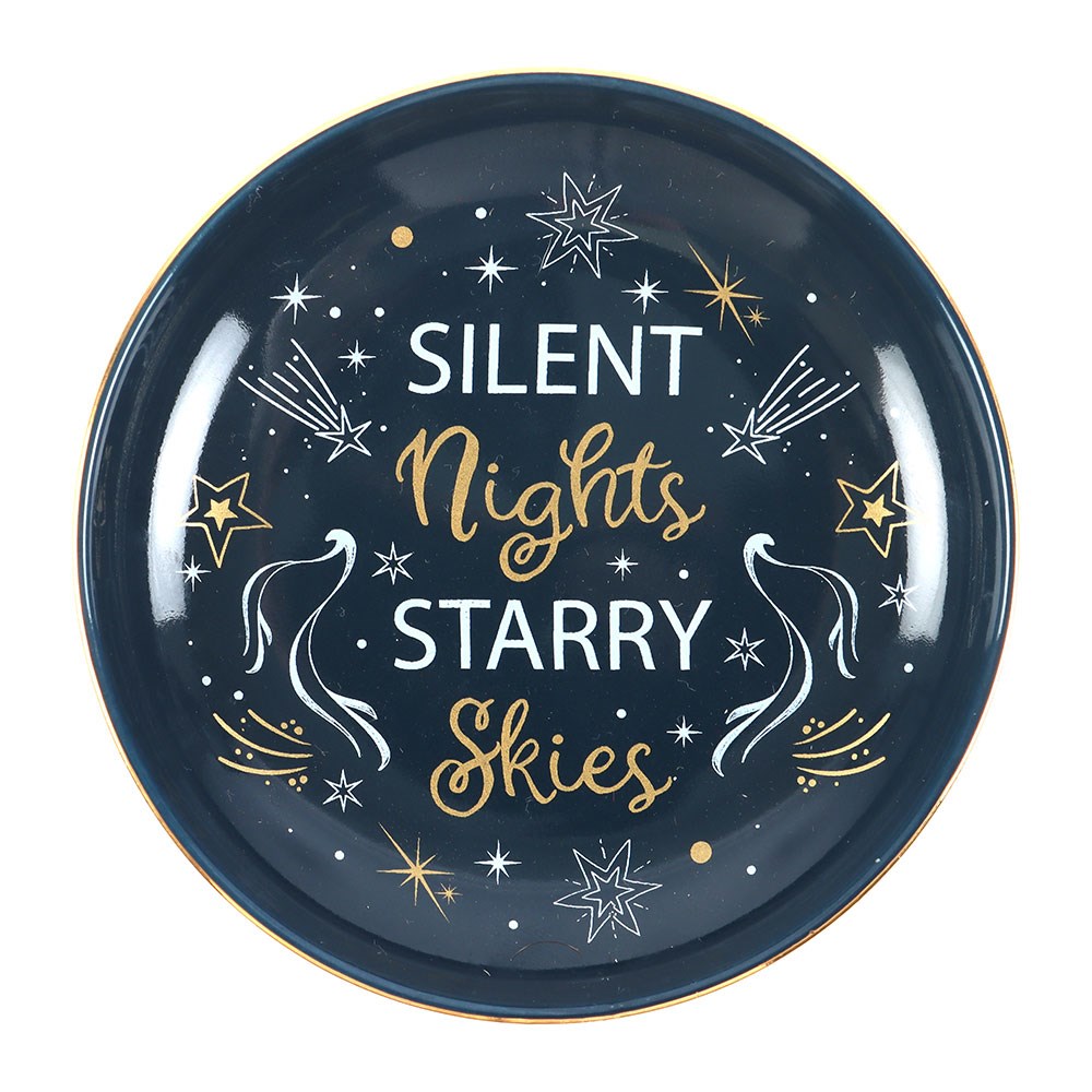 Silent Nights Starry Skies Trinket Dish | Blue Celestial Jewellery Holder