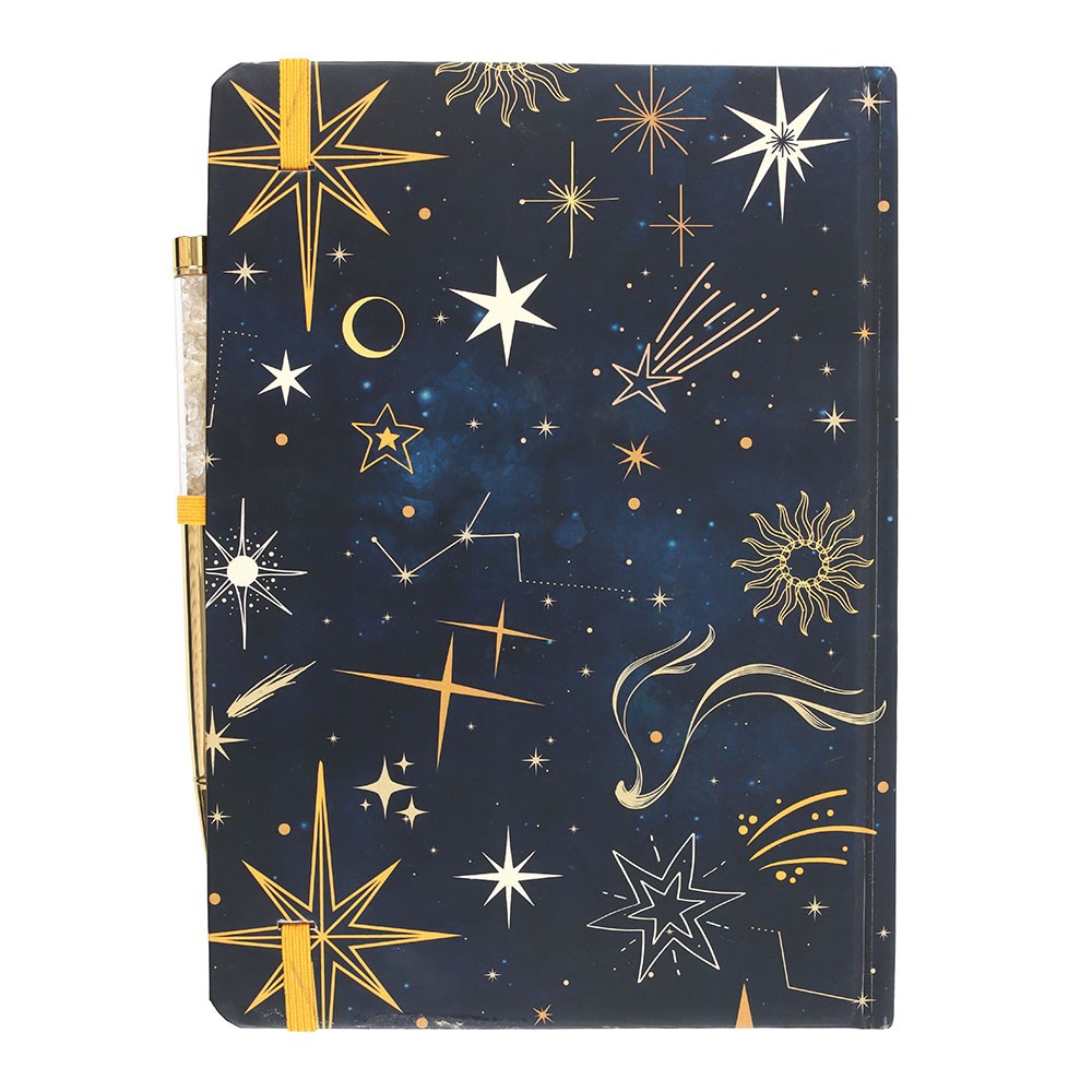 Leave a Little Sparkle A5 Notebook & Citrine Pen Set