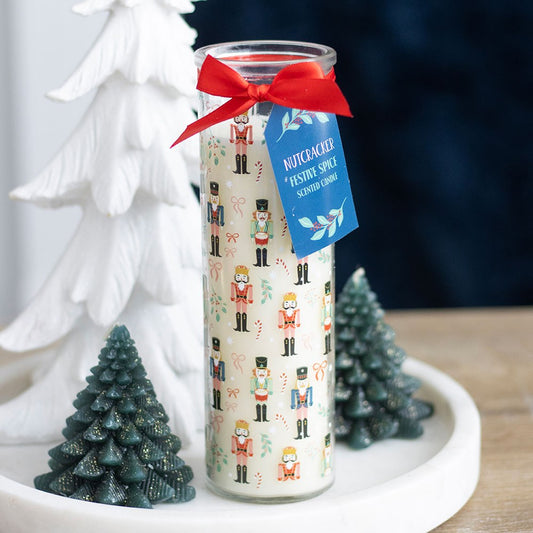 Nutcracker Festive Spice Tube Candle | Christmas Scented Candle Gift