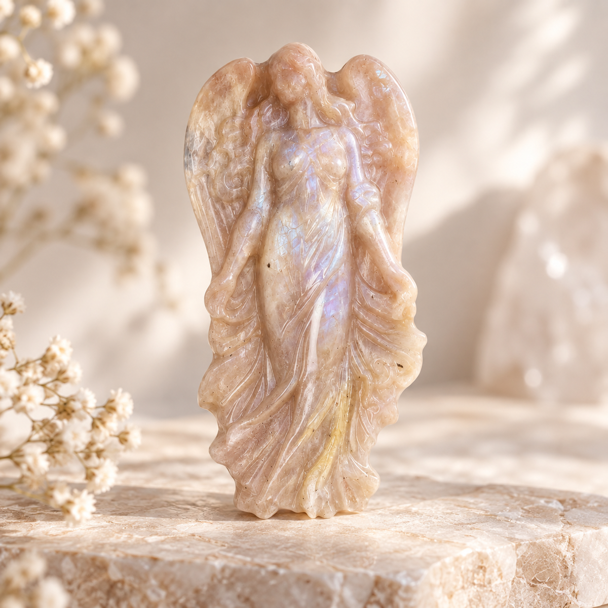 Moonstone Crystal Angel