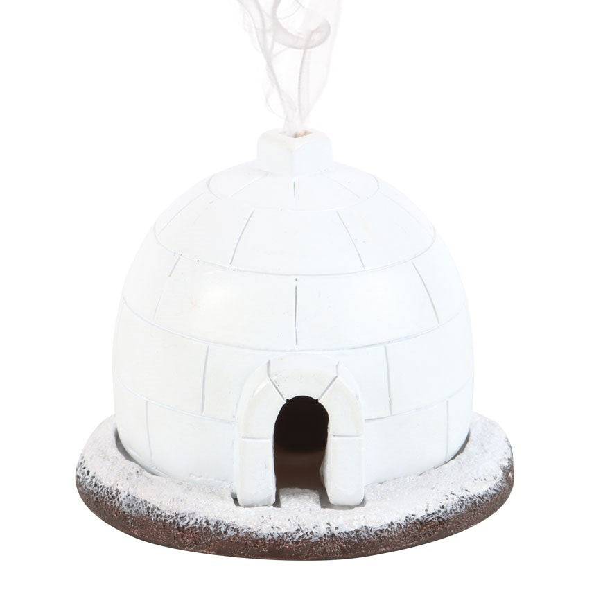 Winter Igloo Incense Cone Burner - Crystal Nest
