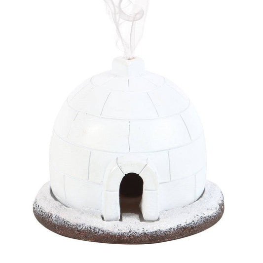 Winter Igloo Incense Cone Burner - Crystal Nest
