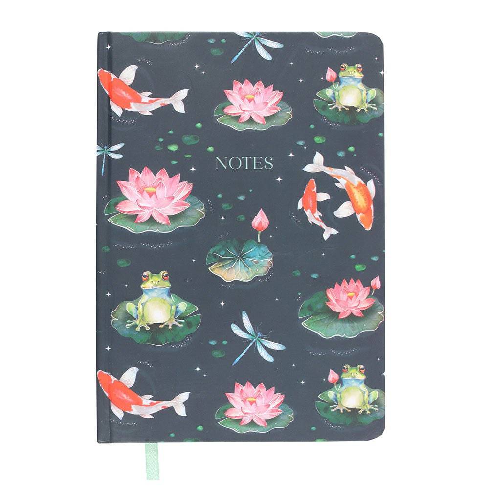 Tranquil Pond A5 Notebook - Crystal Nest