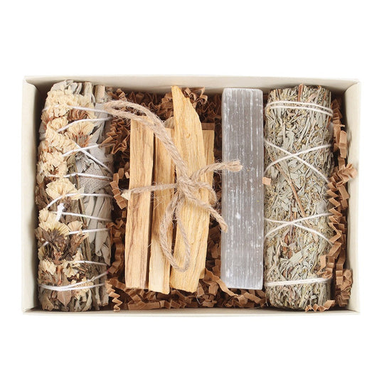 Palo Santo Energy Cleansing Ritual Kit | Purify, Recharge & Raise Your Vibration - Crystal Nest