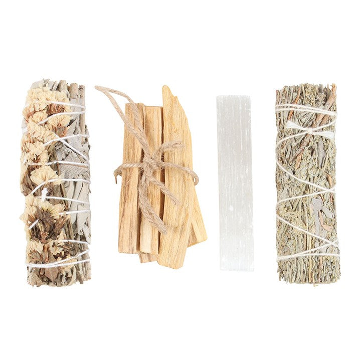 Palo Santo Energy Cleansing Ritual Kit | Purify, Recharge & Raise Your Vibration - Crystal Nest