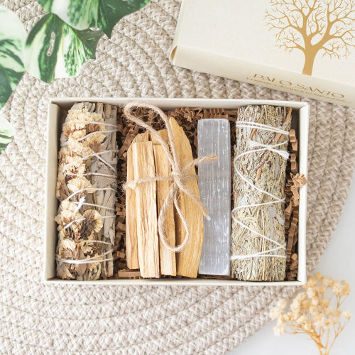 Palo Santo Energy Cleansing Ritual Kit | Purify, Recharge & Raise Your Vibration - Crystal Nest