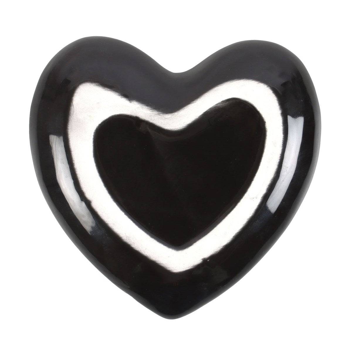 Eternal Love Skeleton Black Heart Trinket - Crystal Nest