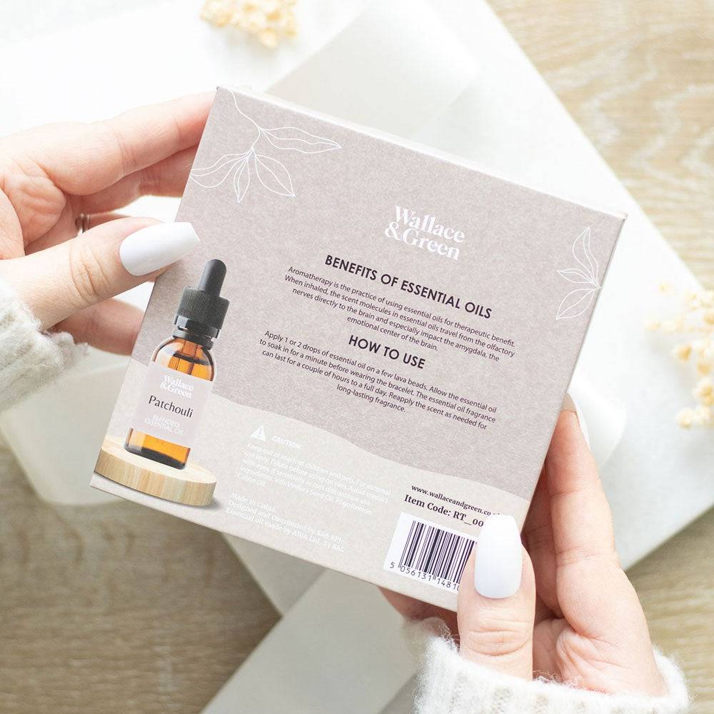 Stress Less Howlite Crystal Essential Oil Bracelet - Crystal Nest