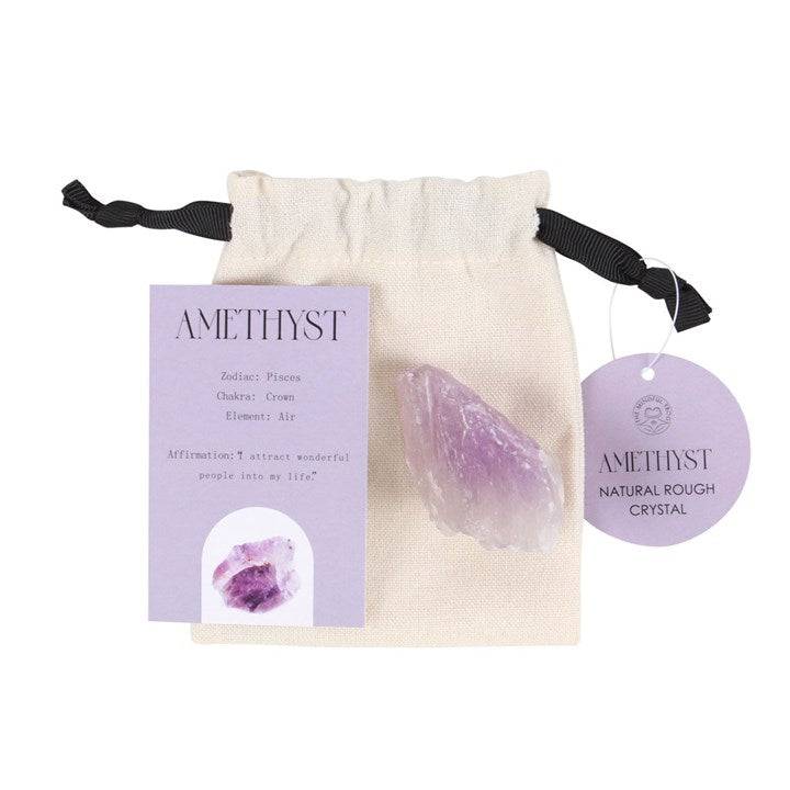 Amethyst Rough Healing Crystal - Tranquility and Positive Energy - Crystal Nest