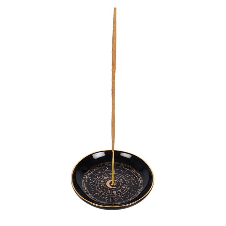 Astrology Wheel Incense Holder - Crystal Nest