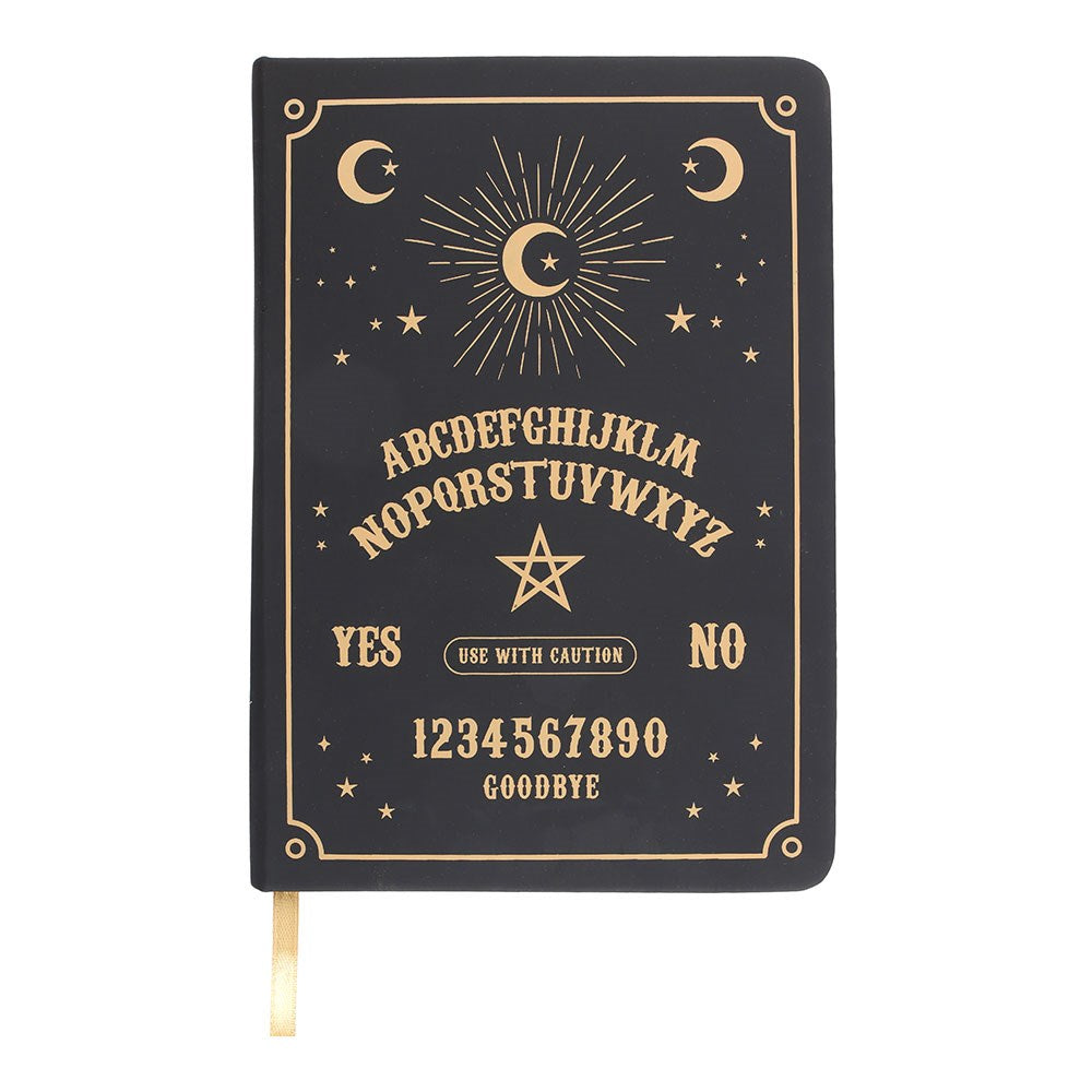 Black Talking Board A5 Notebook - Crystal Nest