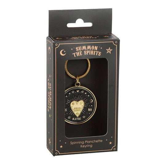 Spinning Talking Board Planchette Keyring - Crystal Nest