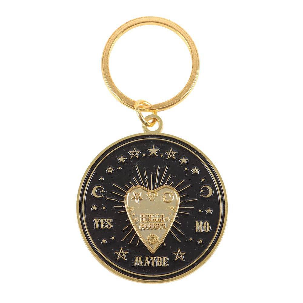 Spinning Talking Board Planchette Keyring - Crystal Nest