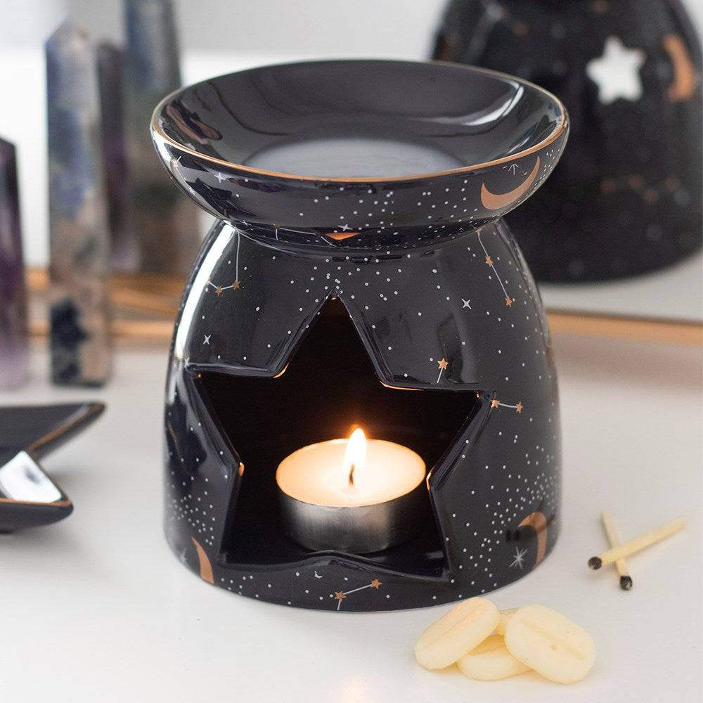 Constellation Essential Oil and Wax Melt Burner - Crystal Nest