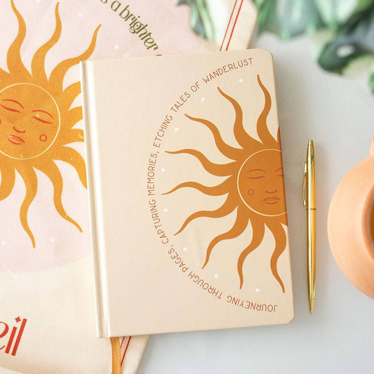 Gratitude Sun A5 Notebook - Crystal Nest