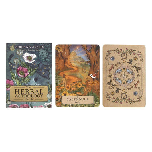 The Herbal Astrology Oracle Cards by Adriana Ayales - Crystal Nest