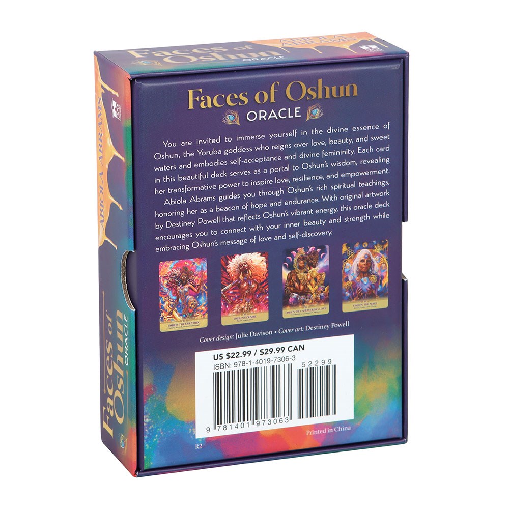 Faces of Oshun Oracle Cards by Abiola Abrams - Crystal Nest