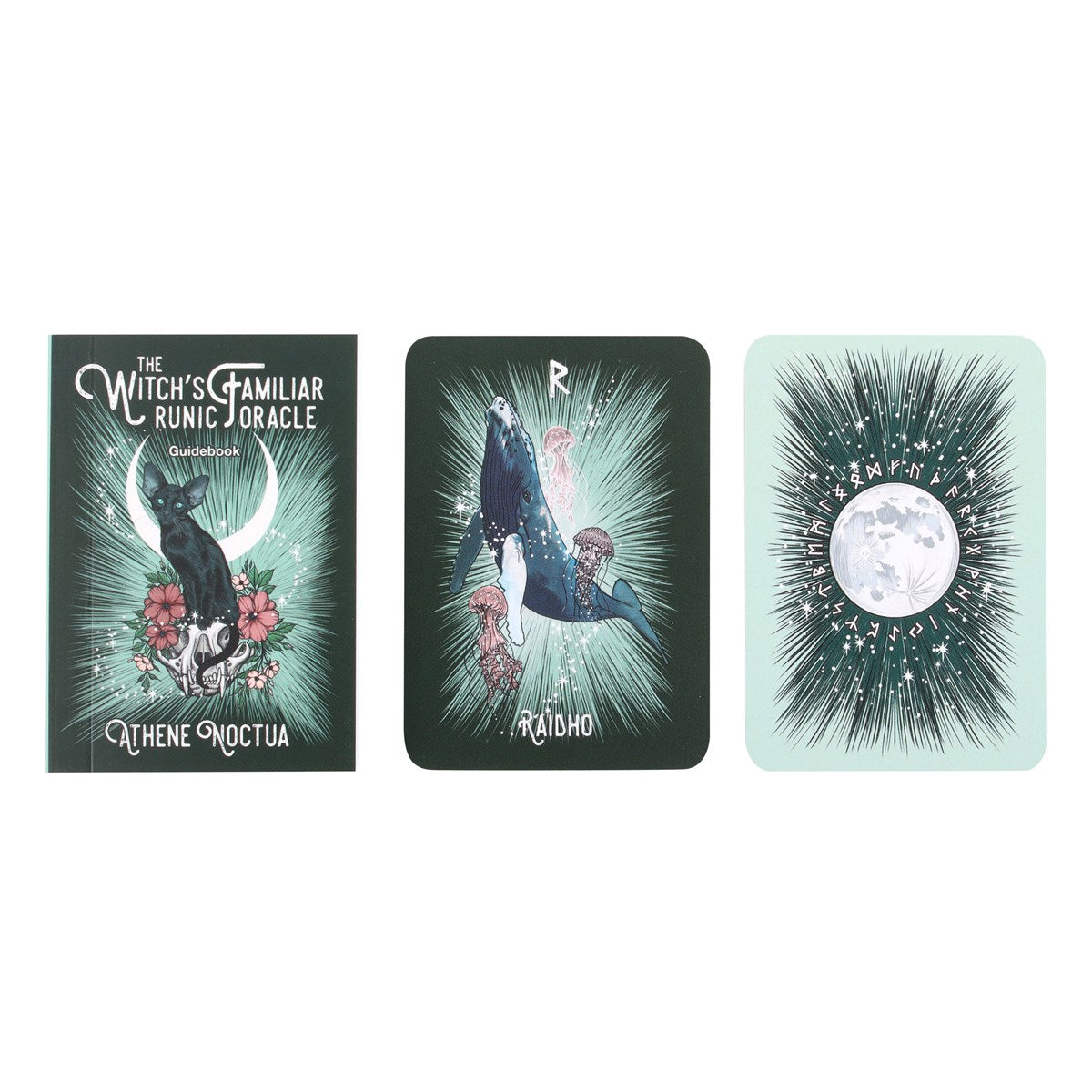The Witch’s Familiar Runic Oracle Cards by Athene Noctua - Crystal Nest
