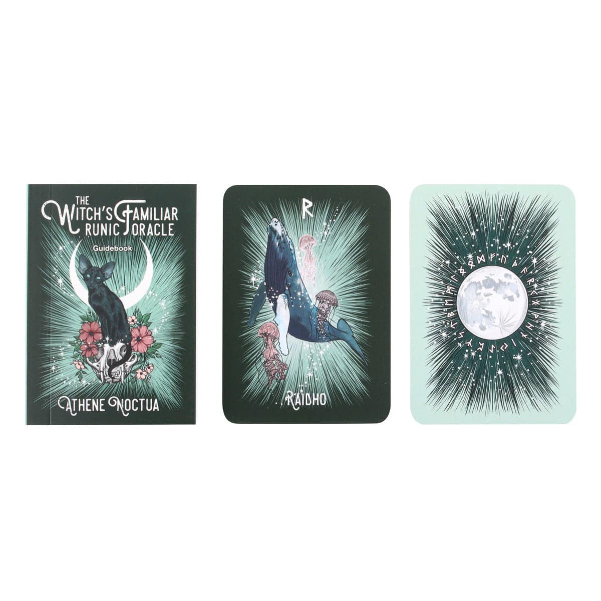 The Witch’s Familiar Runic Oracle Cards by Athene Noctua - Crystal Nest