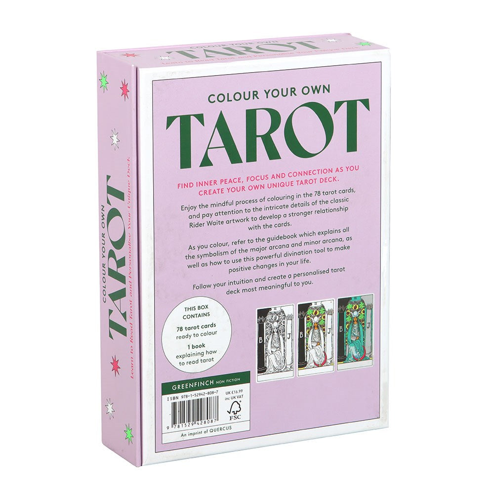 Colour Your Own Tarot Cards - Crystal Nest