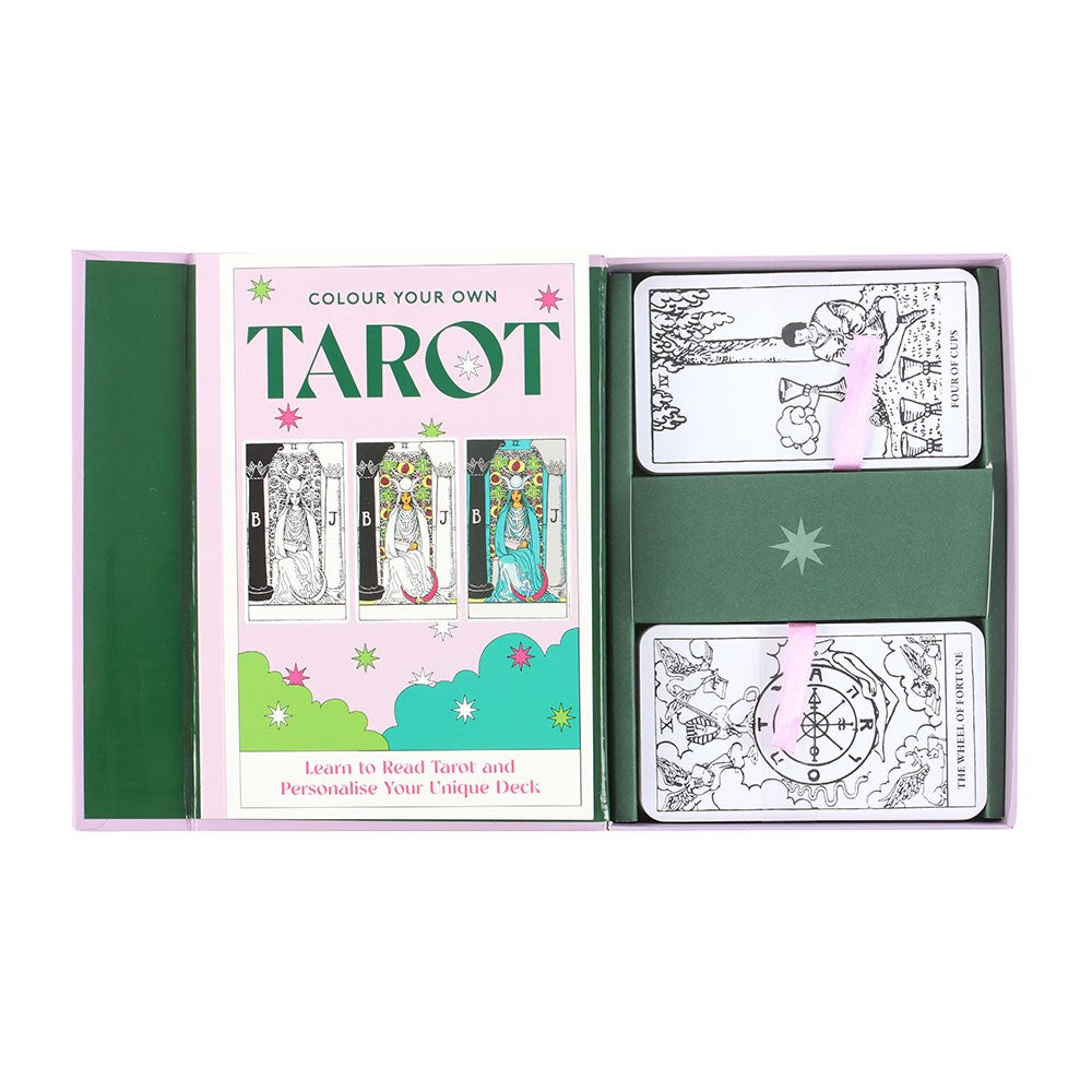 Colour Your Own Tarot Cards - Crystal Nest