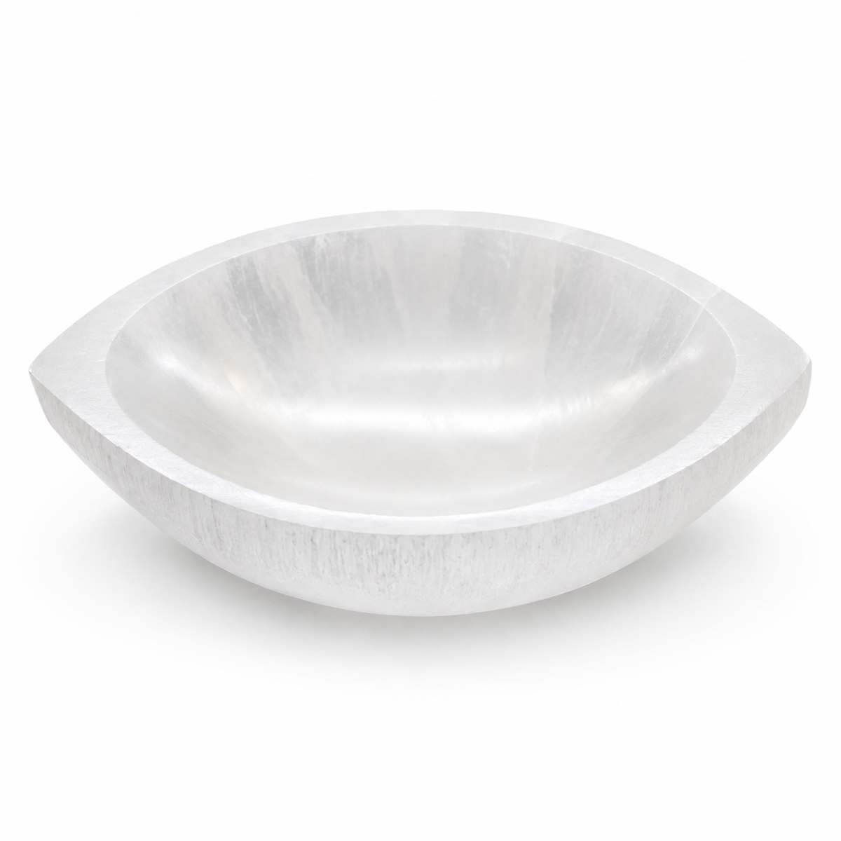 Large Third Eye Selenite Crystal Cleansing Bowl - Crystal Nest