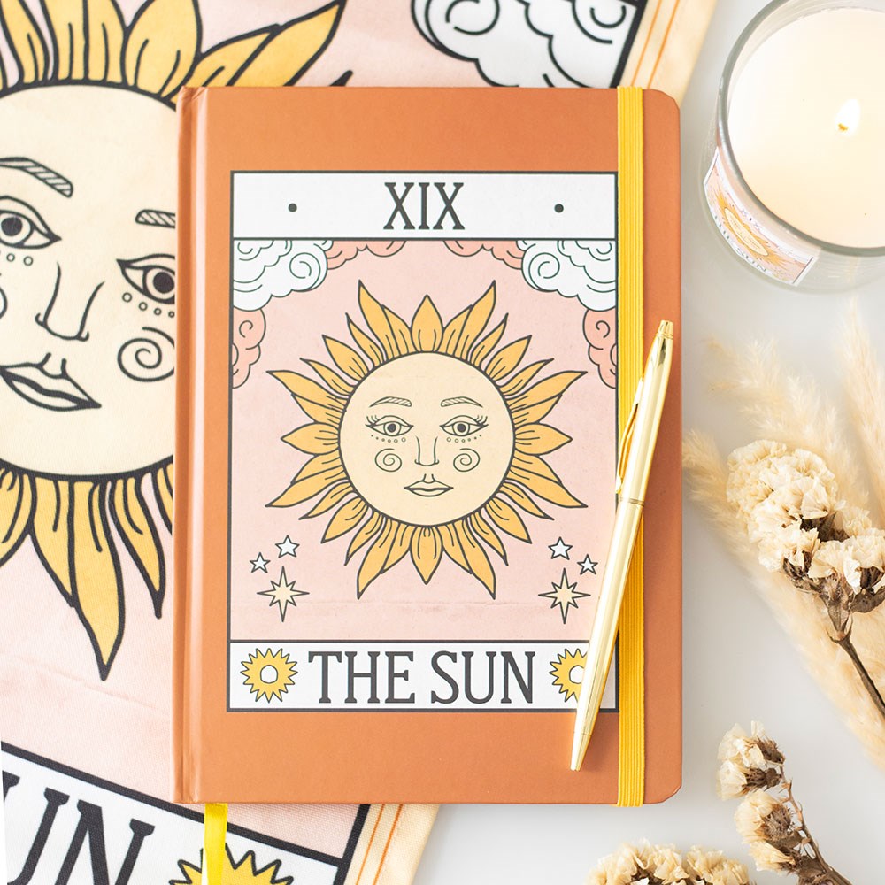 The Sun Tarot A5 Notebook - Crystal Nest