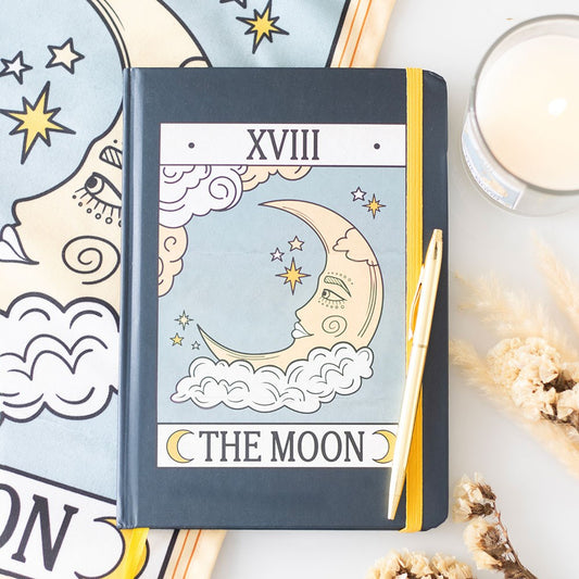 The Moon Tarot A5 Notebook - Crystal Nest