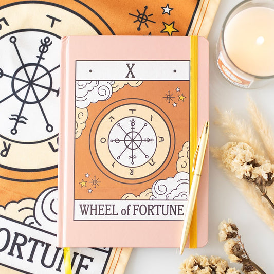 The Wheel of Fortune Tarot A5 Notebook - Crystal Nest
