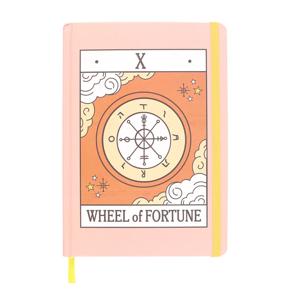 The Wheel of Fortune Tarot A5 Notebook - Crystal Nest