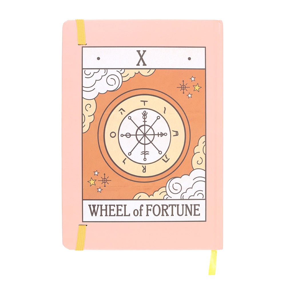 The Wheel of Fortune Tarot A5 Notebook - Crystal Nest